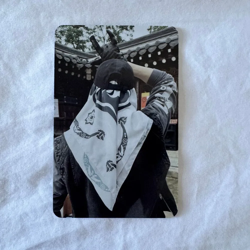 Bang Chan Hop photocard double sided skzhop version